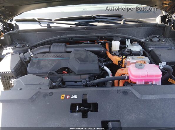 5NMP3DG1XSH025728 2025 HYUNDAI SANTA FE HYBRID Black Widok z tyłu
