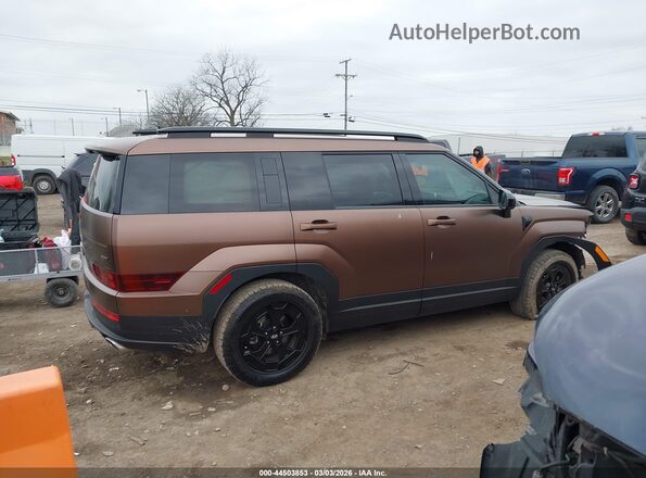 5NMP3DGL6SH085314 2025 HYUNDAI SANTA FE Brown Rear interior view