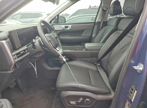 5NMP3DGL7SH109233 2025 HYUNDAI SANTA Blue Front interior view