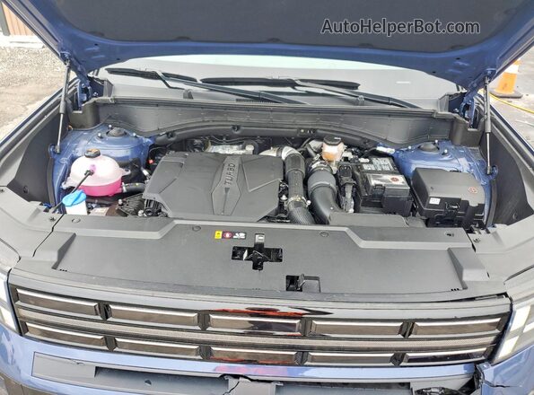 5NMP3DGL7SH109233 2025 HYUNDAI SANTA Blue Engine compartment view