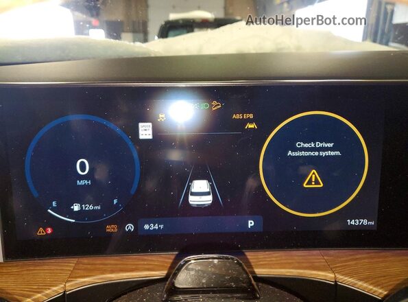 5NMP4DGL2SH089339 2025 HYUNDAI SANTA Gray Вид щитка приладів