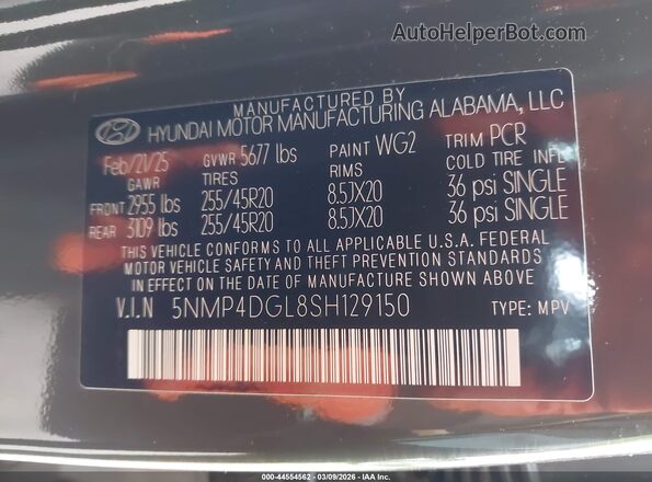 5NMP4DGL8SH129150 2025 HYUNDAI SANTA FE Green 
