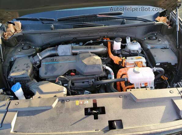 5NMP54G13RH003221 2024 HYUNDAI SANTA Green ძრავის განყოფილების ხედი