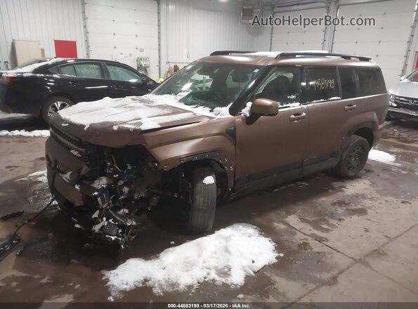 5NMP5DGL4SH114299 2025 HYUNDAI SANTA FE CALLIGRAPHY Brown წინა მარცხენა ხედი სამი მეოთხედიდან