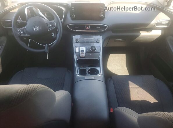 5NMS14AJ2MH359800 2021 HYUNDAI SANTA White Widok deski rozdzielczej