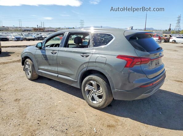 5NMS14AJ3MH329592 2021 HYUNDAI SANTA Gray Trasero izquierdo