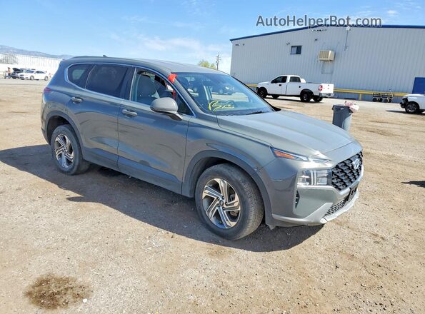 5NMS14AJ3MH329592 2021 HYUNDAI SANTA Gray Delantero derecho