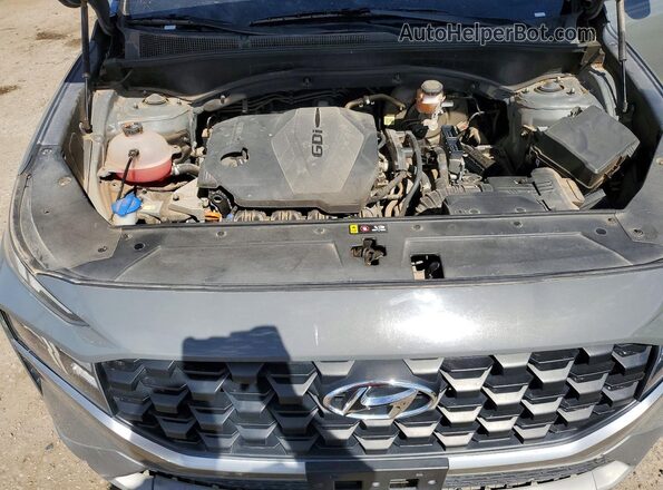 5NMS14AJ3MH329592 2021 HYUNDAI SANTA Gray Vista interior trasera