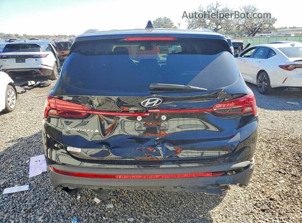 5NMS14AJ9MH307046 2021 HYUNDAI SANTA Black უკანა ხედი