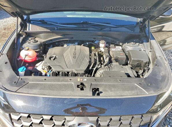 5NMS14AJ9MH307046 2021 HYUNDAI SANTA Black ძრავის განყოფილების ხედი