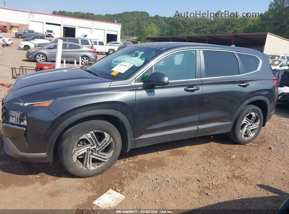 5NMS14AJ9MH340046 2021 HYUNDAI SANTA FE Серый Вид задней части салона