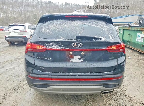 5NMS1DAJ9MH346767 2021 HYUNDAI SANTA Black უკანა ხედი
