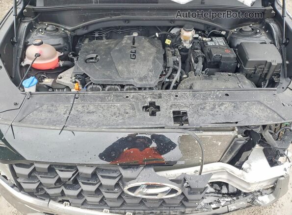 5NMS1DAJ9MH346767 2021 HYUNDAI SANTA Black ძრავის განყოფილების ხედი