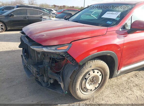 5NMS23AD1LH156641 2020 HYUNDAI SANTA FE Red Вид спереду