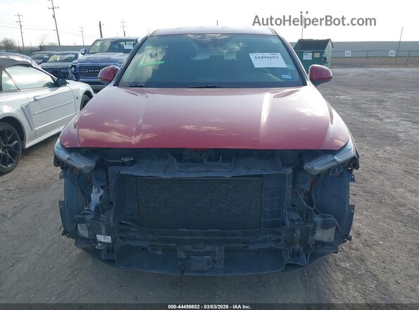 5NMS23AD1LH156641 2020 HYUNDAI SANTA FE Red Вид задньої частини салону