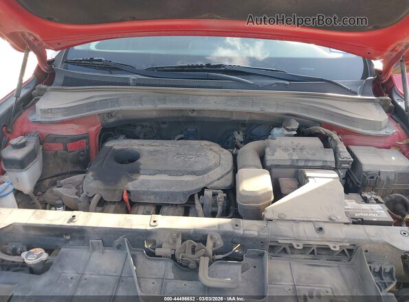 5NMS23AD1LH156641 2020 HYUNDAI SANTA FE Red Вид ззаду