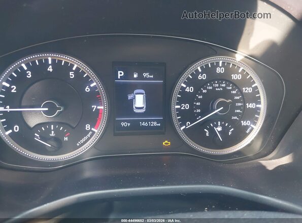 5NMS23AD1LH156641 2020 HYUNDAI SANTA FE Red Вид задніх сидінь