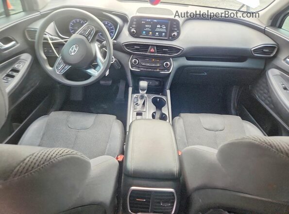 5NMS23AD2KH088316 2019 HYUNDAI SANTA Silver Вид панелі приладів