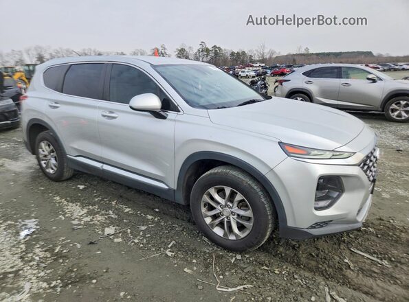 5NMS23AD2KH088316 2019 HYUNDAI SANTA Silver Передня права чверть