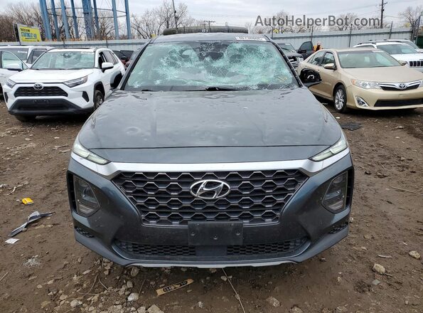 5NMS23AD3KH130122 2019 HYUNDAI SANTA Gray Vista frontal