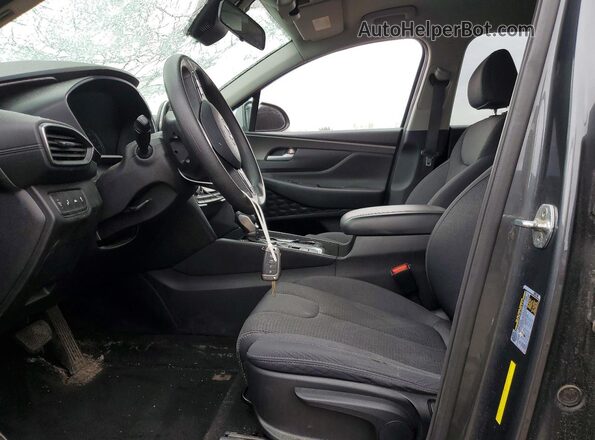 5NMS23AD3KH130122 2019 HYUNDAI SANTA Gray Vista interior delantera