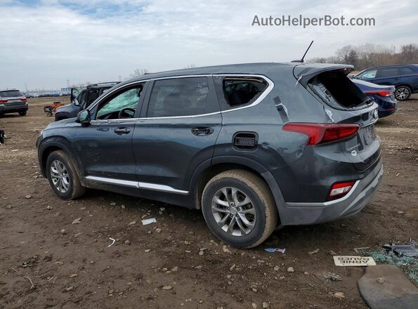 5NMS23AD3KH130122 2019 HYUNDAI SANTA Gray Trasero izquierdo
