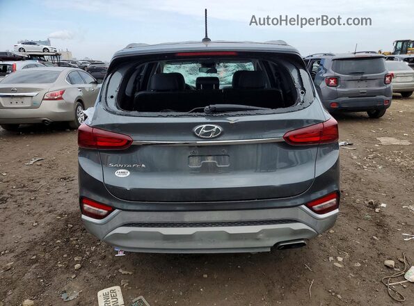 5NMS23AD3KH130122 2019 HYUNDAI SANTA Gray Vista trasera
