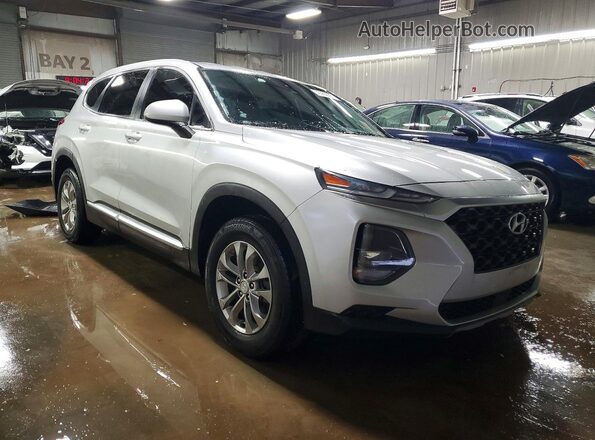 5NMS23AD5KH002075 2019 HYUNDAI SANTA Silver 