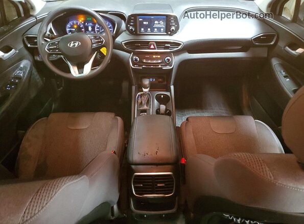 5NMS23AD5KH002075 2019 HYUNDAI SANTA Silver 