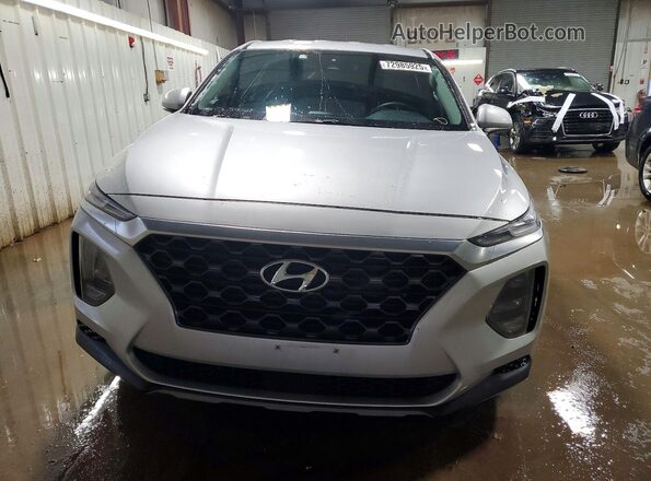 5NMS23AD5KH002075 2019 HYUNDAI SANTA Silver 