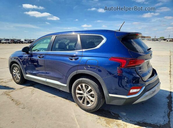 5NMS23AD5KH015294 2019 HYUNDAI SANTA Синий Задняя левая четверть