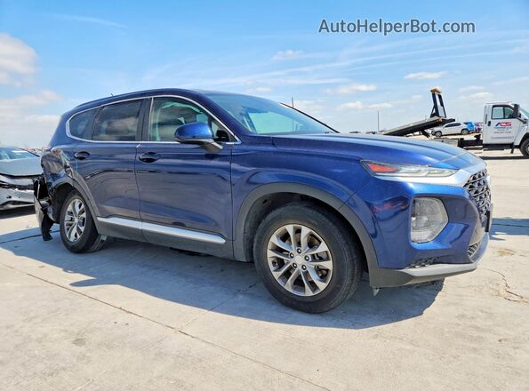 5NMS23AD5KH015294 2019 HYUNDAI SANTA Синий Передняя правая четверть