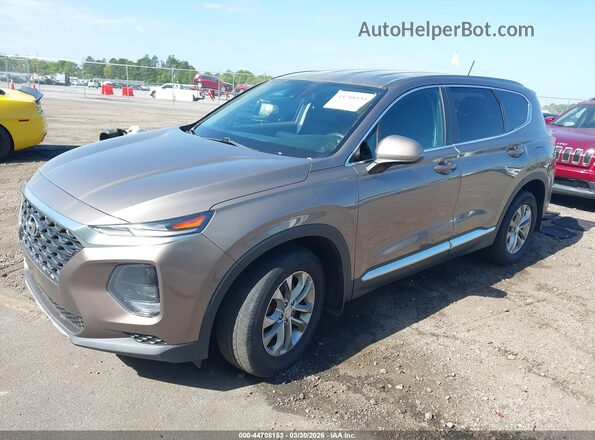5NMS23AD9KH095134 2019 HYUNDAI SANTA FE Коричневый Передняя левая четверть