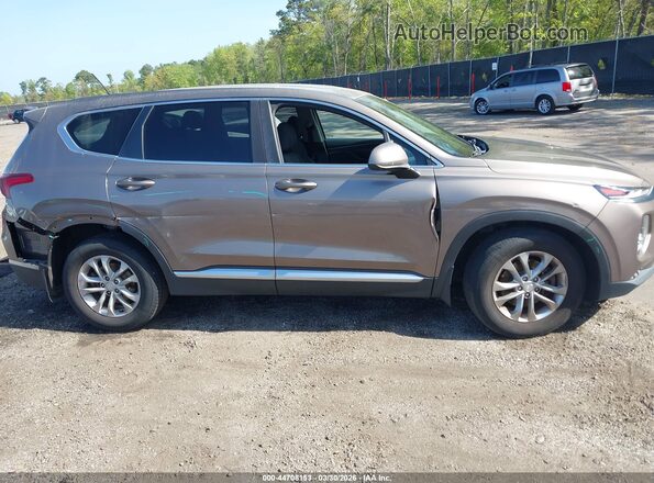 5NMS23AD9KH095134 2019 HYUNDAI SANTA FE Коричневый Вид задней части салона