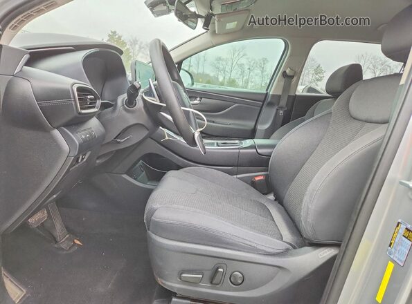 5NMS24AJ0MH352289 2021 HYUNDAI SANTA Silver წინა სალონის ხედი