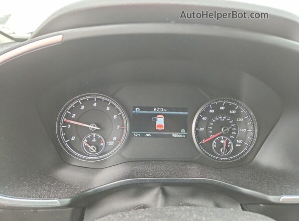 5NMS24AJ0MH352289 2021 HYUNDAI SANTA Silver ხელსაწყოთა პანელის ხედი