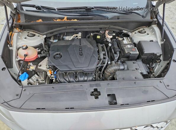 5NMS24AJ0MH352289 2021 HYUNDAI SANTA Silver უკანა სალონის ხედი