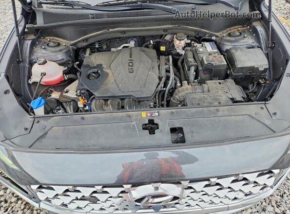 5NMS24AJ1MH357274 2021 HYUNDAI SANTA Gray Շարժիչի բաժամունքի տեսք