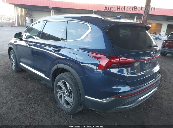 5NMS24AJ2NH450208 2022 HYUNDAI SANTA FE Синий Задняя левая четверть