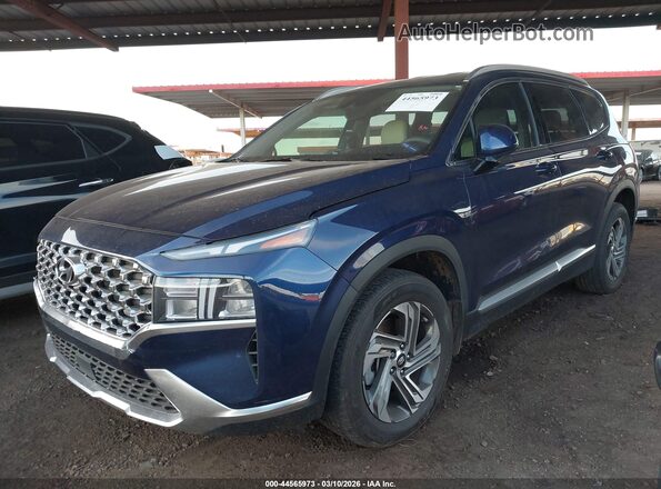 5NMS24AJ2NH450208 2022 HYUNDAI SANTA FE Синий Вид спереди