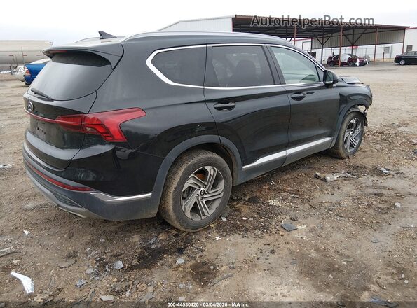 5NMS24AJ3MH358491 2021 HYUNDAI SANTA FE Black Rear right