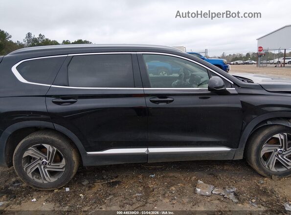 5NMS24AJ3MH358491 2021 HYUNDAI SANTA FE Black Rear interior view