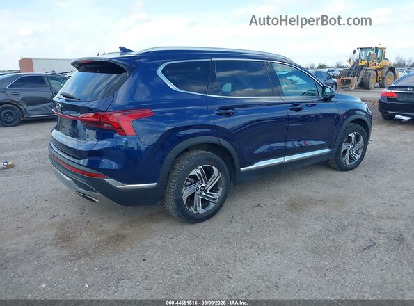 5NMS24AJ6MH326683 2021 HYUNDAI SANTA FE Blue Rear right