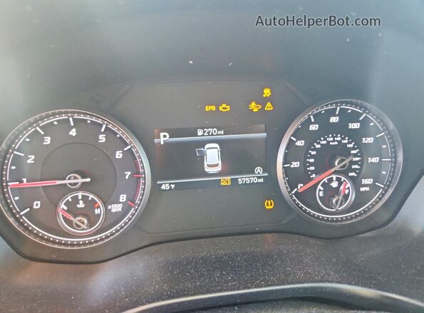 5NMS24AJ6MH357335 2021 HYUNDAI SANTA White Սարքավորումների վահանակի տեսք