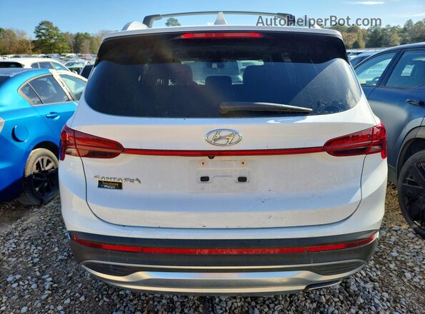 5NMS24AJ6MH357335 2021 HYUNDAI SANTA White Հետևի տեսք