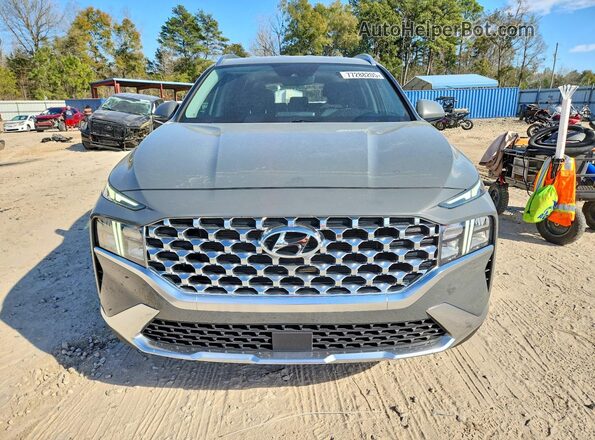5NMS24AJ7MH317345 2021 HYUNDAI SANTA Gray Вид спереду