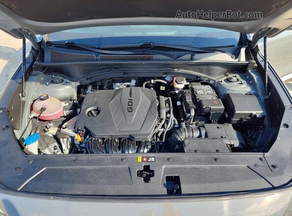 5NMS24AJ7MH317345 2021 HYUNDAI SANTA Gray Вид задньої частини салону