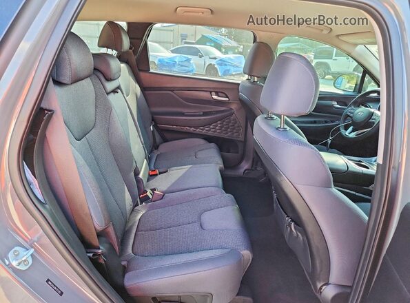 5NMS24AJ7MH317345 2021 HYUNDAI SANTA Gray Вид задніх сидінь