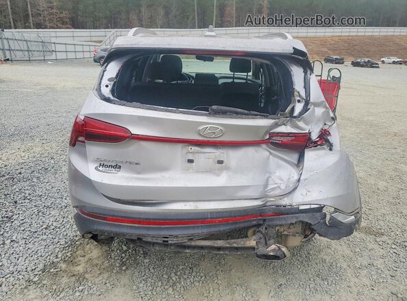 5NMS24AJ8MH366523 2021 HYUNDAI SANTA Silver Հետևի տեսք