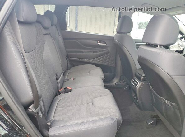 5NMS24AJ9MH356017 2021 HYUNDAI SANTA Black Вид задньої частини салону